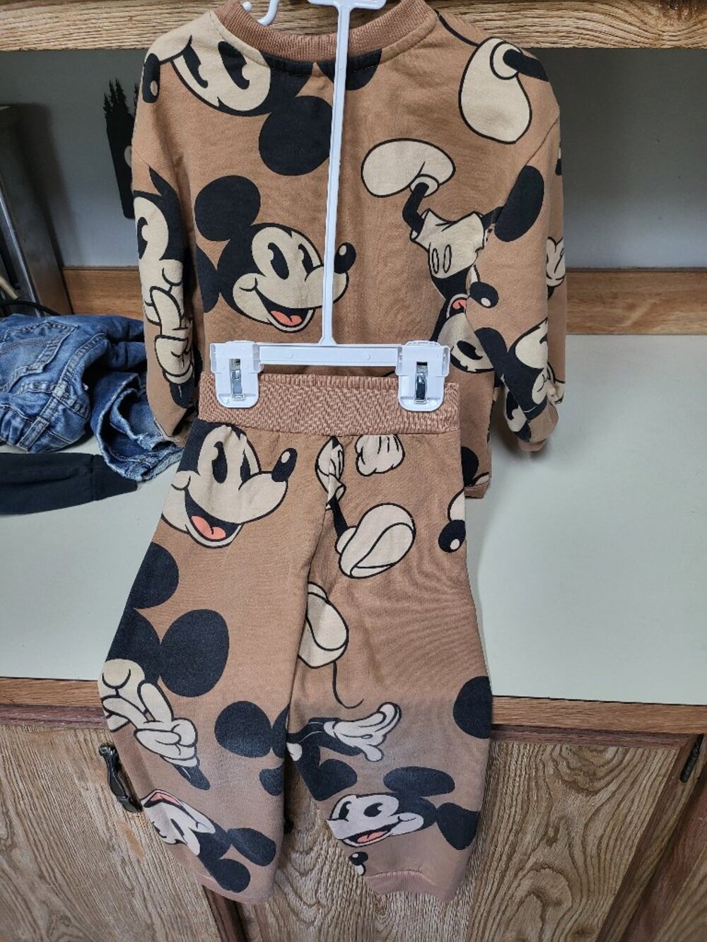 Toddle size 4 mickey set